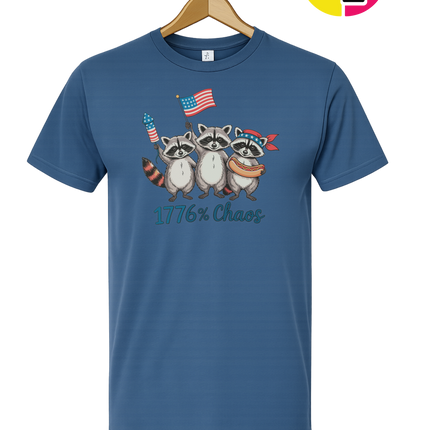 1776% Chaos Raccoons Tee