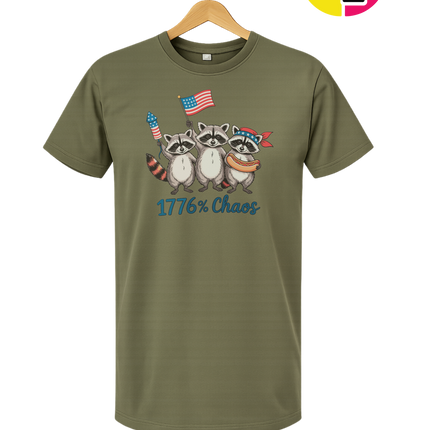 1776% Chaos Raccoons Tee