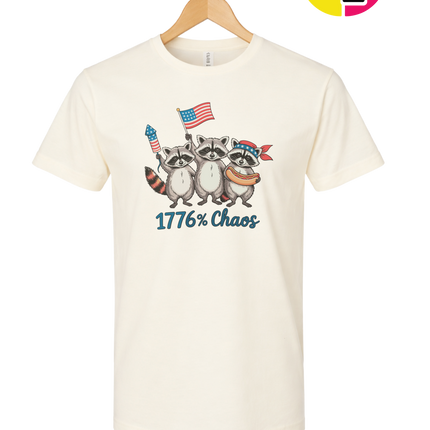 1776% Chaos Raccoons Tee
