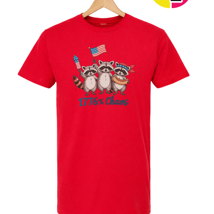 1776% Chaos Raccoons Tee