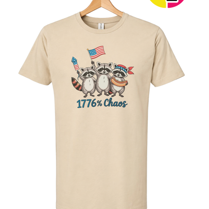 1776% Chaos Raccoons Tee