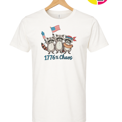 1776% Chaos Raccoons Tee