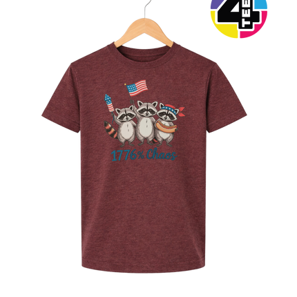 1776% Chaos Raccoons Youth Tee