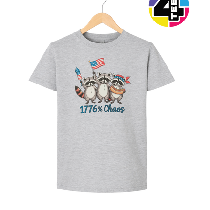 1776% Chaos Raccoons Youth Tee