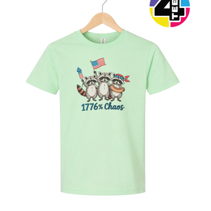 1776% Chaos Raccoons Youth Tee