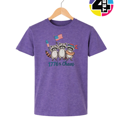 1776% Chaos Raccoons Youth Tee