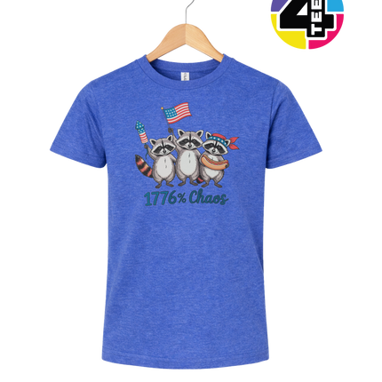1776% Chaos Raccoons Youth Tee