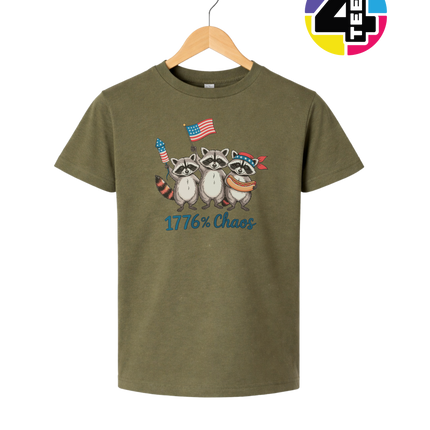 1776% Chaos Raccoons Youth Tee