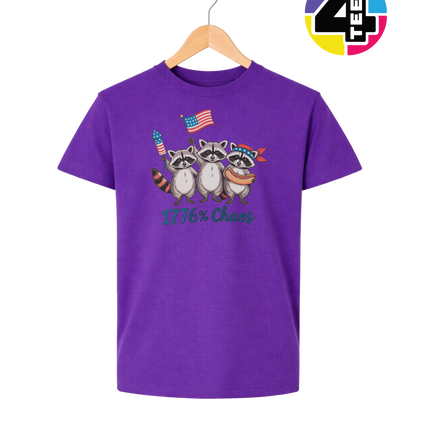 1776% Chaos Raccoons Youth Tee