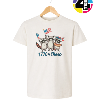 1776% Chaos Raccoons Youth Tee