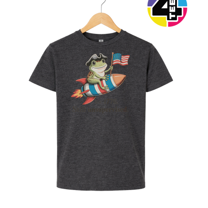 Still Unsupervised 4th Of July Frog Youth Tee