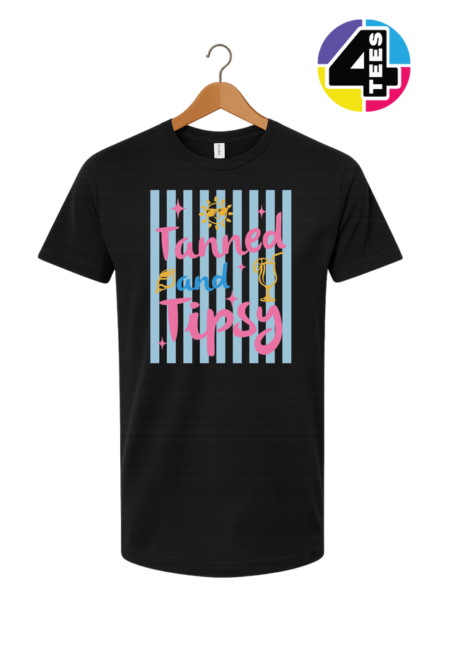 Tanned And Tipsy Tee