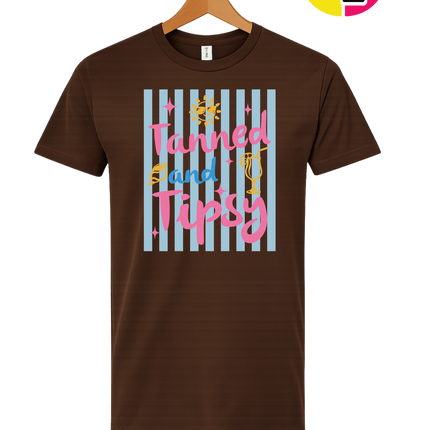 Tanned And Tipsy Tee