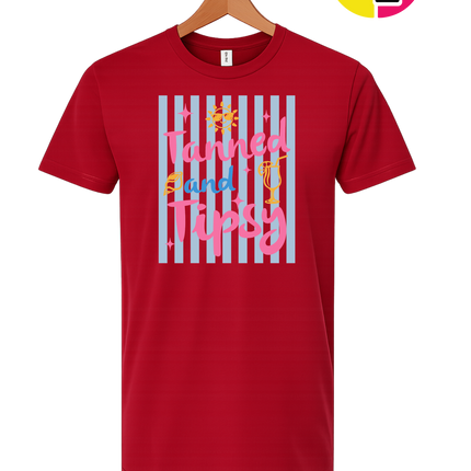 Tanned And Tipsy Tee