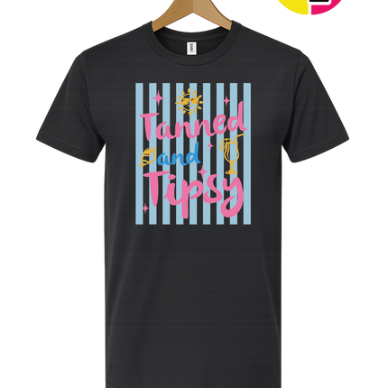 Tanned And Tipsy Tee