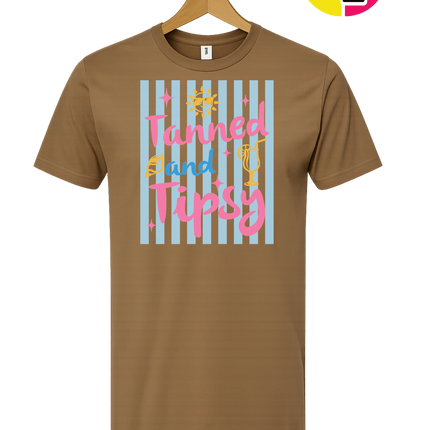 Tanned And Tipsy Tee
