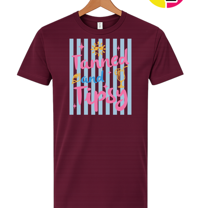 Tanned And Tipsy Tee