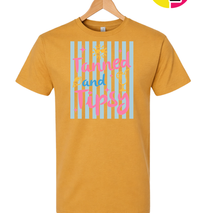 Tanned And Tipsy Tee