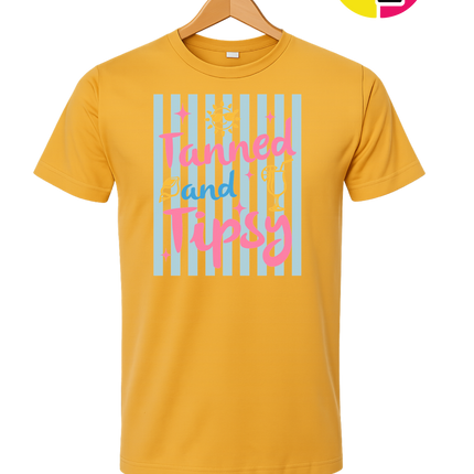 Tanned And Tipsy Tee