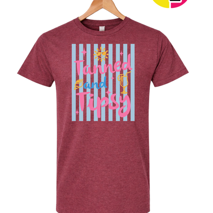 Tanned And Tipsy Tee