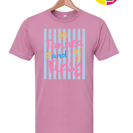 Tanned And Tipsy Tee