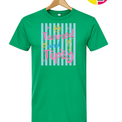 Tanned And Tipsy Tee