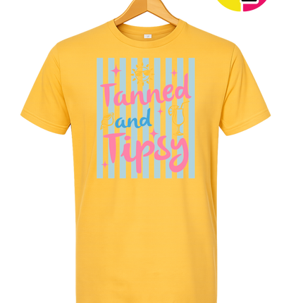 Tanned And Tipsy Tee