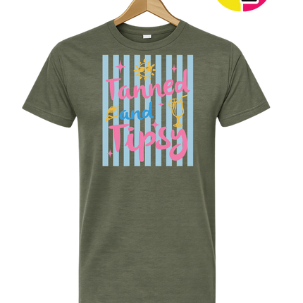 Tanned And Tipsy Tee