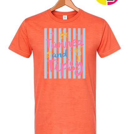 Tanned And Tipsy Tee