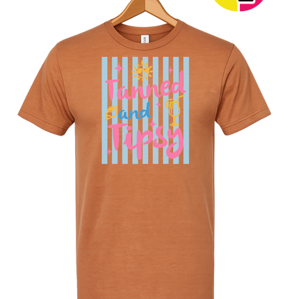 Tanned And Tipsy Tee