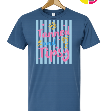 Tanned And Tipsy Tee