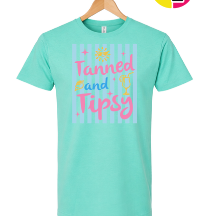 Tanned And Tipsy Tee