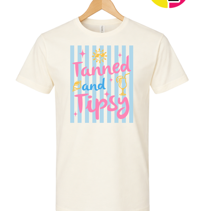 Tanned And Tipsy Tee