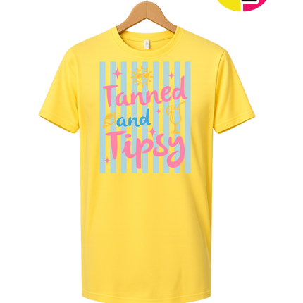 Tanned And Tipsy Tee