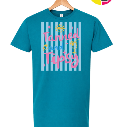 Tanned And Tipsy Tee