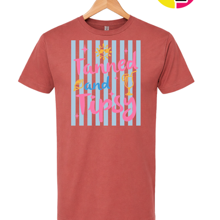Tanned And Tipsy Tee