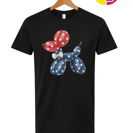 4th Of July Balloon Animal Tee