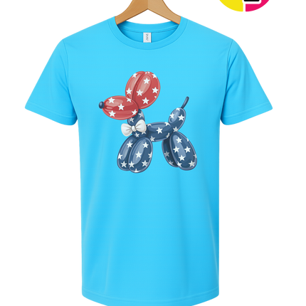 4th Of July Balloon Animal Tee