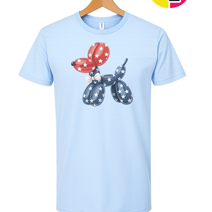 4th Of July Balloon Animal Tee