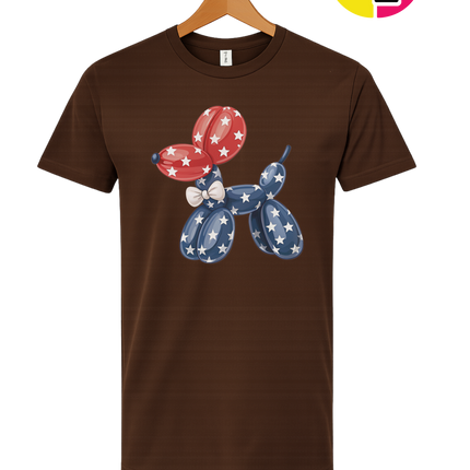 4th Of July Balloon Animal Tee
