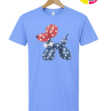 4th Of July Balloon Animal Tee