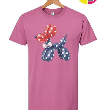 4th Of July Balloon Animal Tee