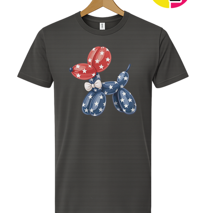 4th Of July Balloon Animal Tee