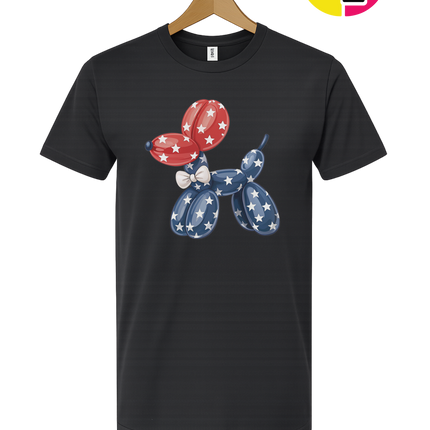 4th Of July Balloon Animal Tee