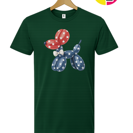 4th Of July Balloon Animal Tee
