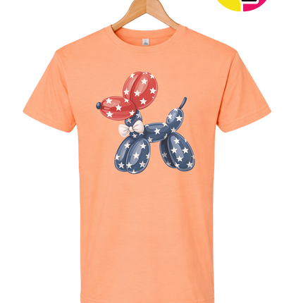 4th Of July Balloon Animal Tee