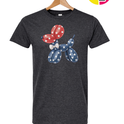 4th Of July Balloon Animal Tee