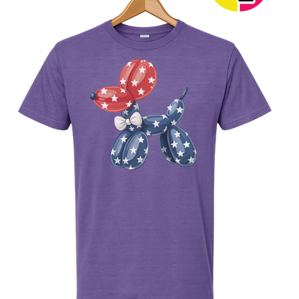 4th Of July Balloon Animal Tee