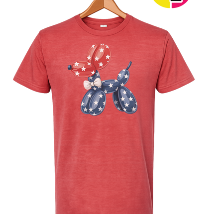 4th Of July Balloon Animal Tee