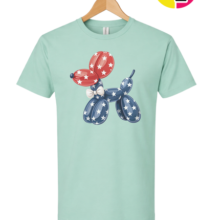 4th Of July Balloon Animal Tee